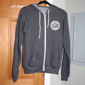 NSpire Legacy Clothing Soft Gray Zip Front Hooded Sweatshirt - Size X-Small NWT